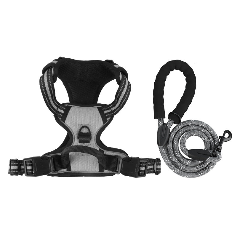 Reflective Dog Harness and Leash