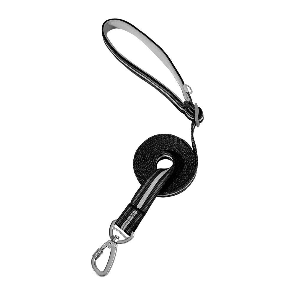Adjustable Reflective Dog Harness with Shock-Absorbing Leash