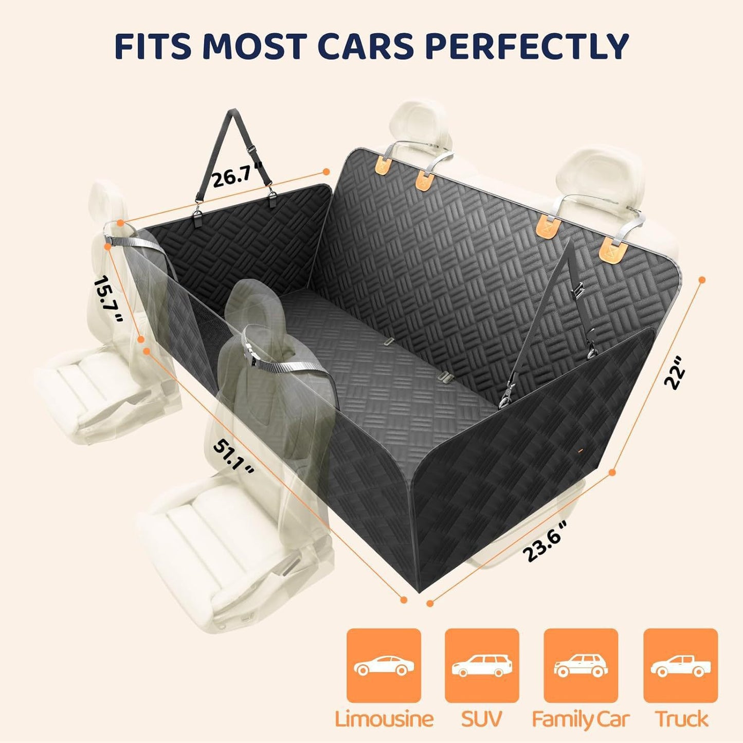 Paw-Shield Scratch/Waterproof Seat Protector