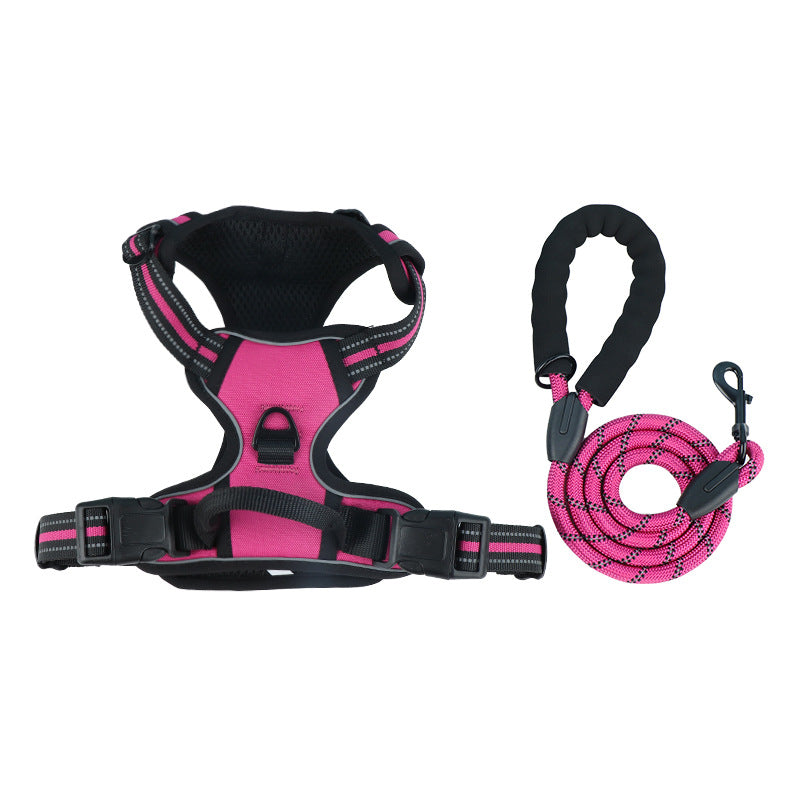 Reflective Dog Harness and Leash